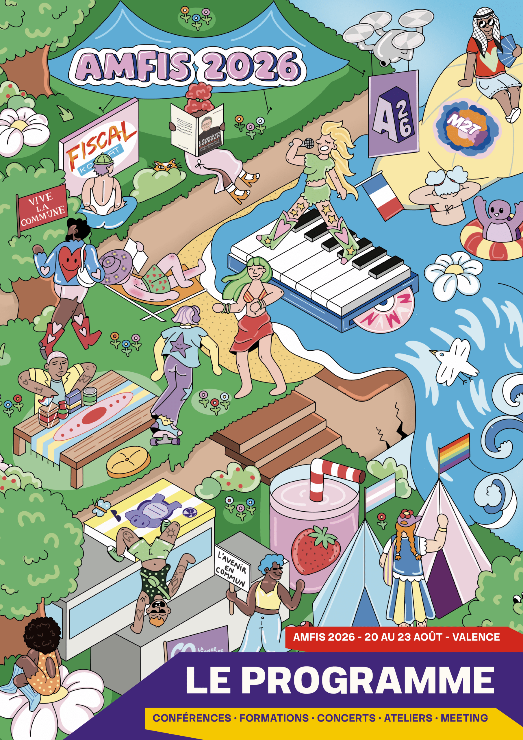 Couverture du Programme des Amfis en PDF